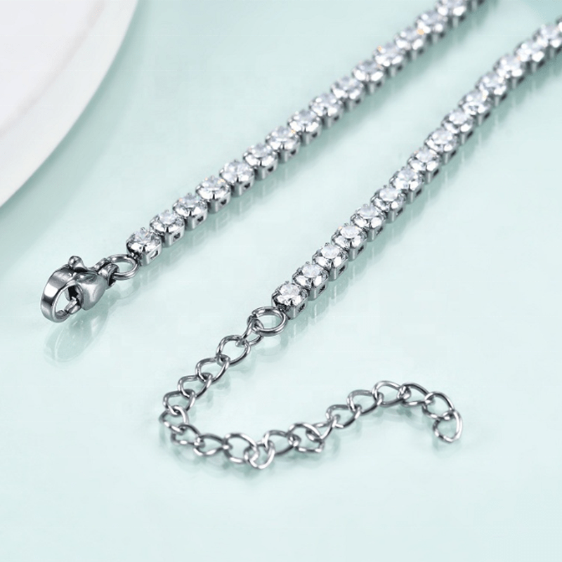 Cubic Zirconia Tennis Bracelet - Chrome Dealers