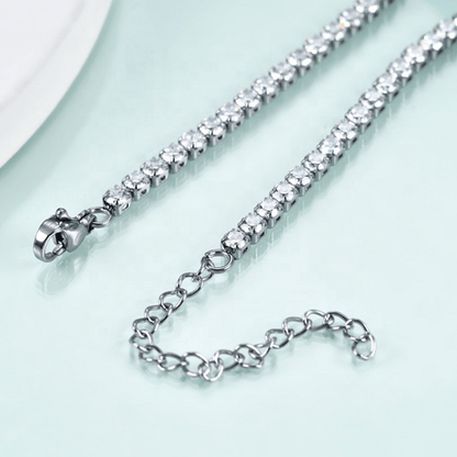 Cubic Zirconia Tennis Bracelet - Chrome Dealers