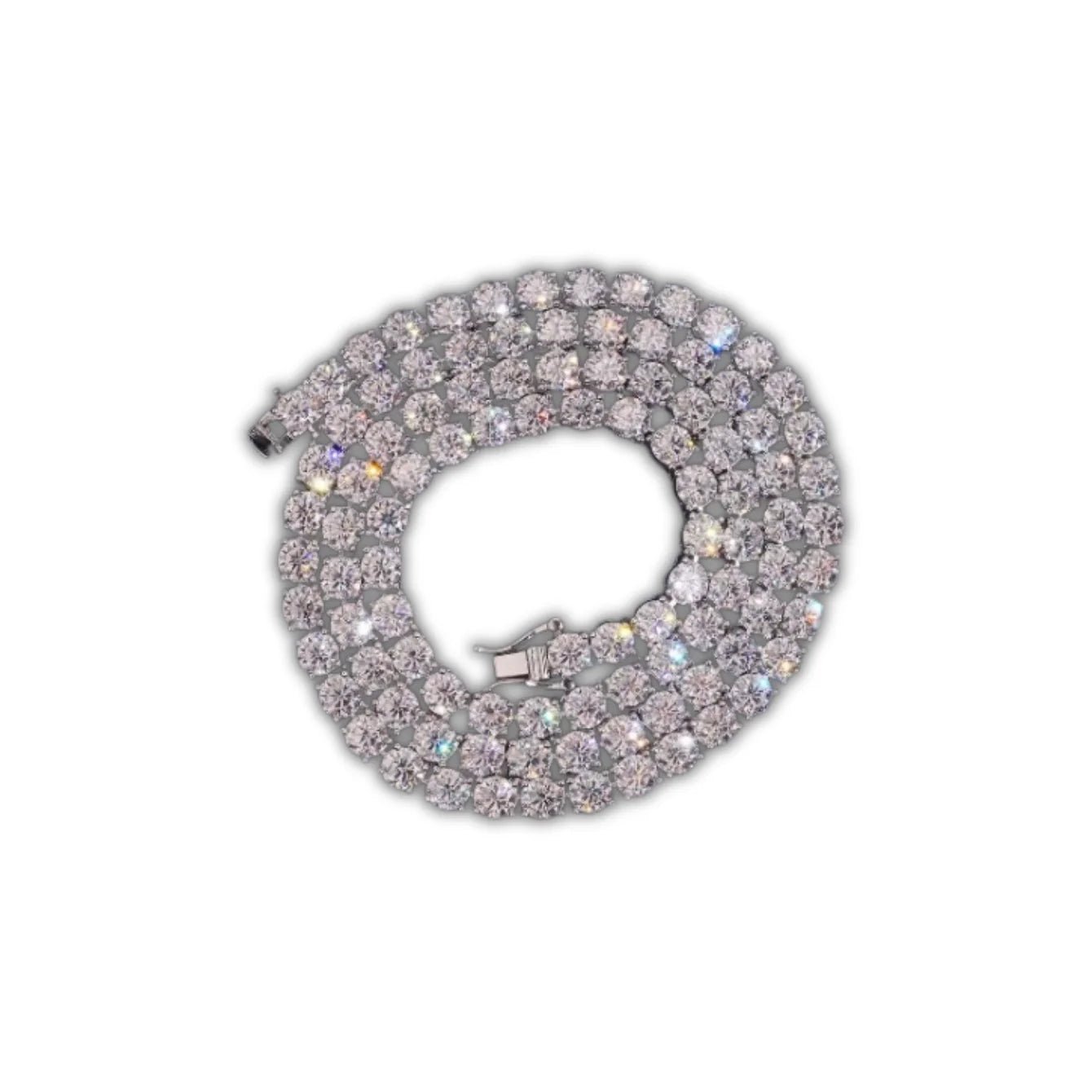 Cubic Zirconia Tennis Necklace - Chrome Dealers