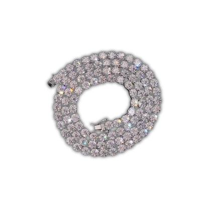Cubic Zirconia Tennis Necklace - Chrome Dealers