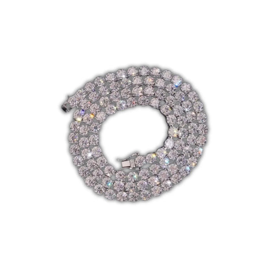 Cubic Zirconia Tennis Necklace - Chrome Dealers